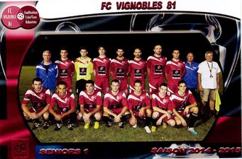 photo Seniors equipe I saison 2014-2015