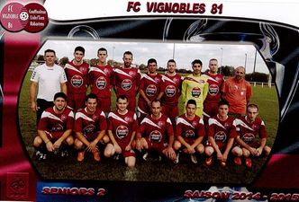 photo Seniors equipe II saison 2014-2015