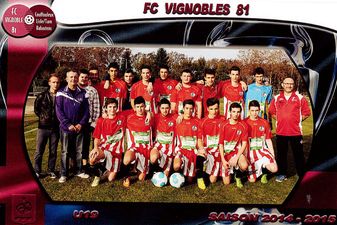 photo U19 saison 2014-2015